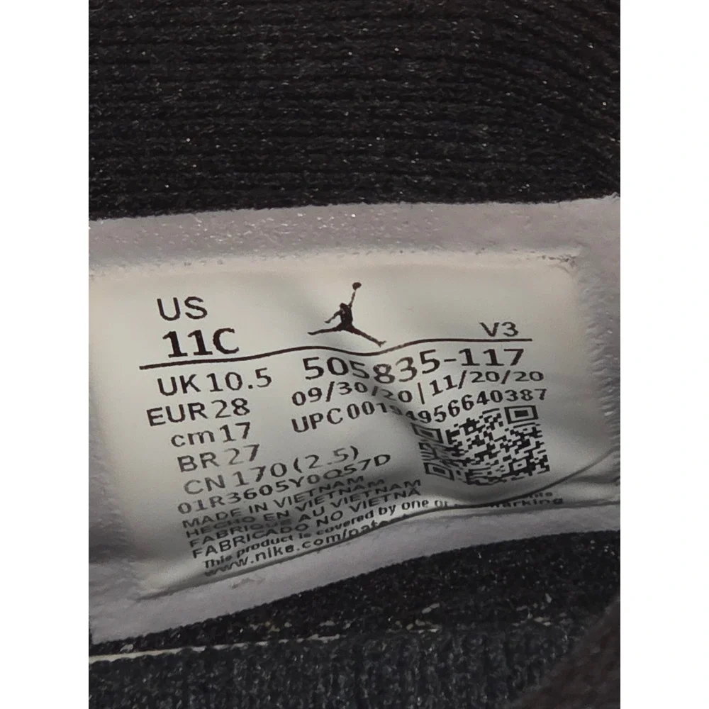 Air Jordan 11 Retro‎ Low Legend Blue Little Kids Shoes Size 11C 505835 117
